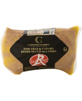 Foie gras de canard entier mi-cuit sous-vide - 300 g - LABEL ROUGE
