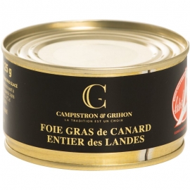 Foie gras de canard entier 125 g - LABEL ROUGE