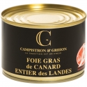 Foie gras de canard entier 250 g - LABEL ROUGE