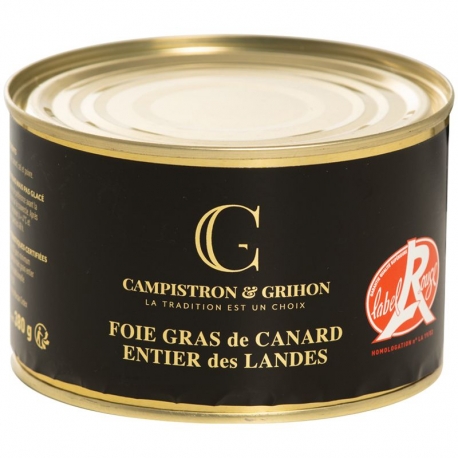 Foie gras de canard entier 380 g