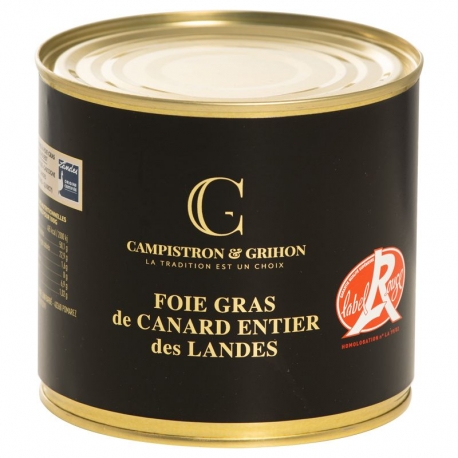 Foie gras de canard entier 500 g