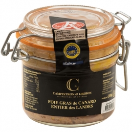 Foie gras de canard entier 200 g - LABEL ROUGE