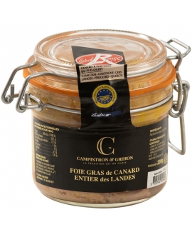 Foie gras de canard entier 200 g - LABEL ROUGE