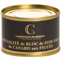 Spécialité de bloc de foie gras de canard aux figues 65 g