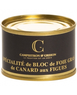Spécialité de bloc de foie gras de canard aux figues 65 g