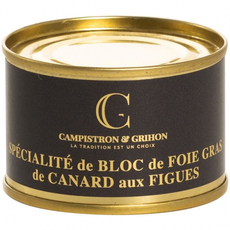 Bloc de foie gras de canard au Sauternes et aux figues 65 g