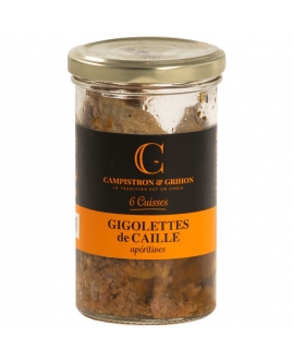 Gigolette de cuisses de cailles marinées - 180 g