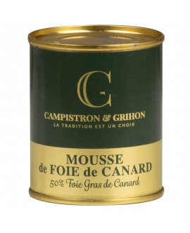Mousse au foie de canard - 50 % foie gras - 130 g