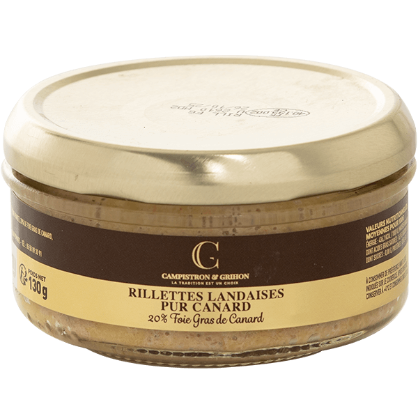 Rillettes Landaises au Foie Gras - 130g