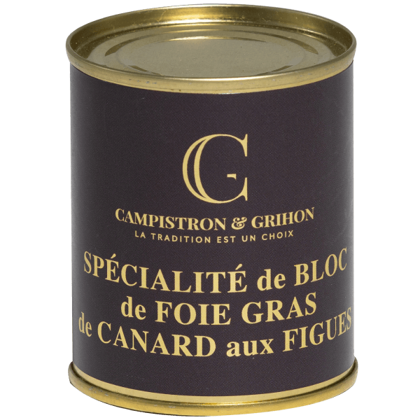 Bloc de Foie Gras de Canard aux Figues - 130g