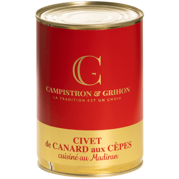 Civet de Canard aux Cèpes - 900g