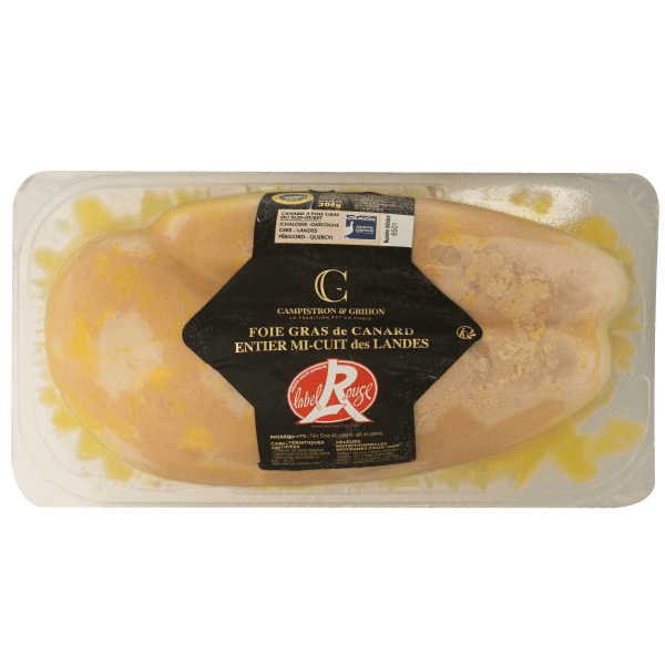 Foie Gras de Canard entier mi-cuit - Coque 300g