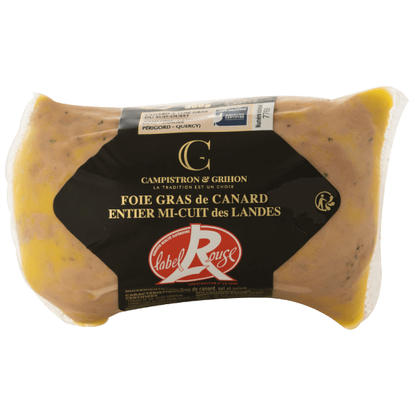 Foie Gras de Canard entier mi-cuit - Sous-vide 300g