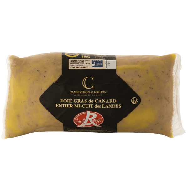 Foie Gras de Canard entier mi-cuit - Sous-vide 500g