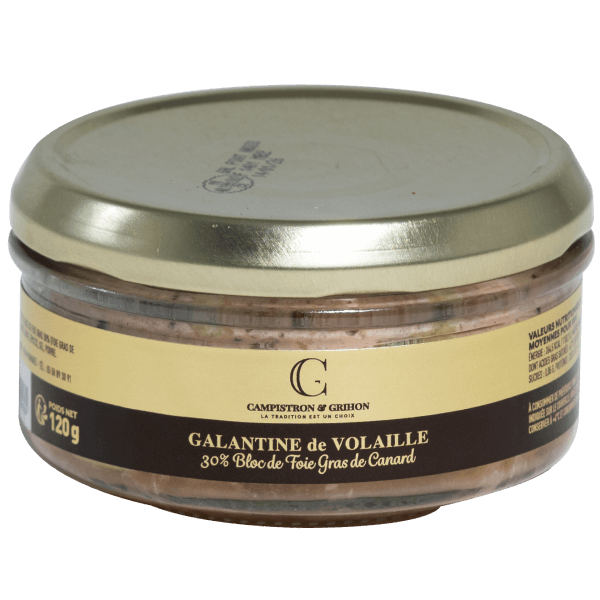 Galantine de Volaille au Foie Gras - 120g