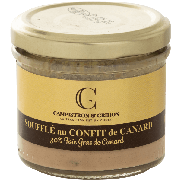 Soufflé au Confit de Canard et Foie Gras - 80g